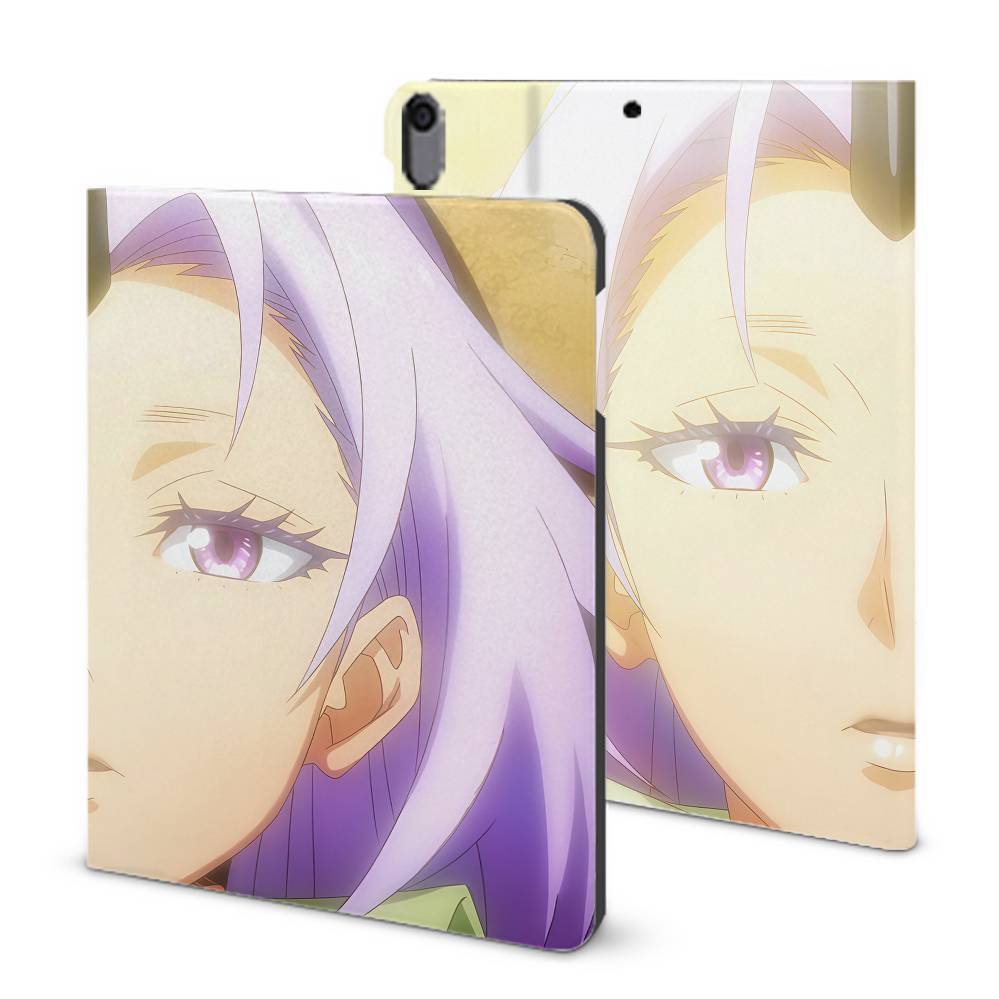 （画像用） 転スラ Regarding Reincarnated to Slime IPad ケース ブック型 PUレザー TPU 耐衝撃 軽量 薄型 ペン収納なし 全面保護 IPad 各モデル対応